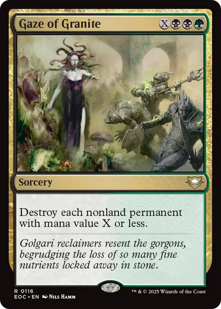Gaze of Granite [Edge of Eternities Commander] | Cards and Coasters CA