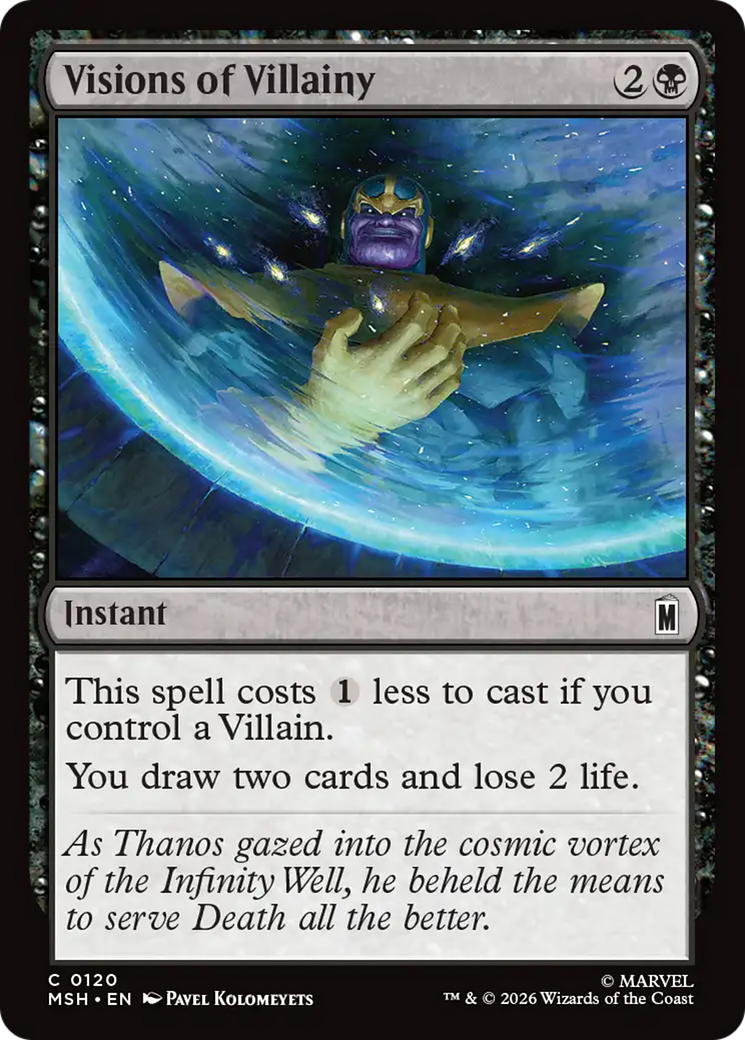 Visions of Villainy [Marvel Super Heroes] | Cards and Coasters CA