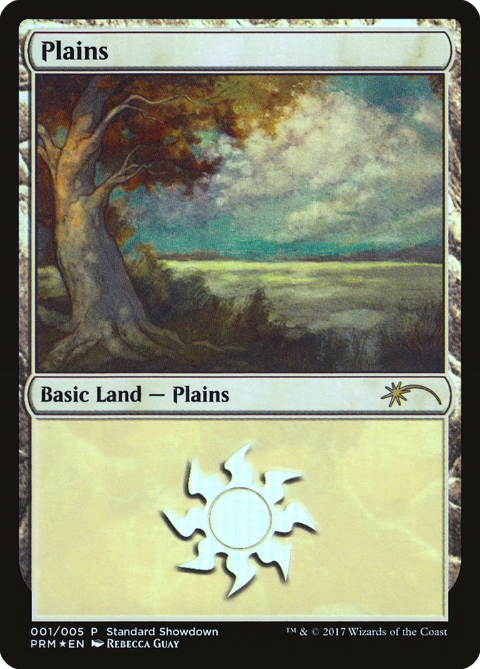 Plains (Rebecca Guay) [Standard Showdown Promos] | Cards and Coasters CA