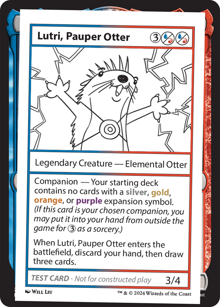 Lutri, Pauper Otter [Mystery Booster 2 Playtest Cards] | Cards and Coasters CA