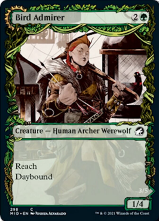 Bird Admirer // Wing Shredder (Showcase Equinox) [Innistrad: Midnight Hunt] | Cards and Coasters CA