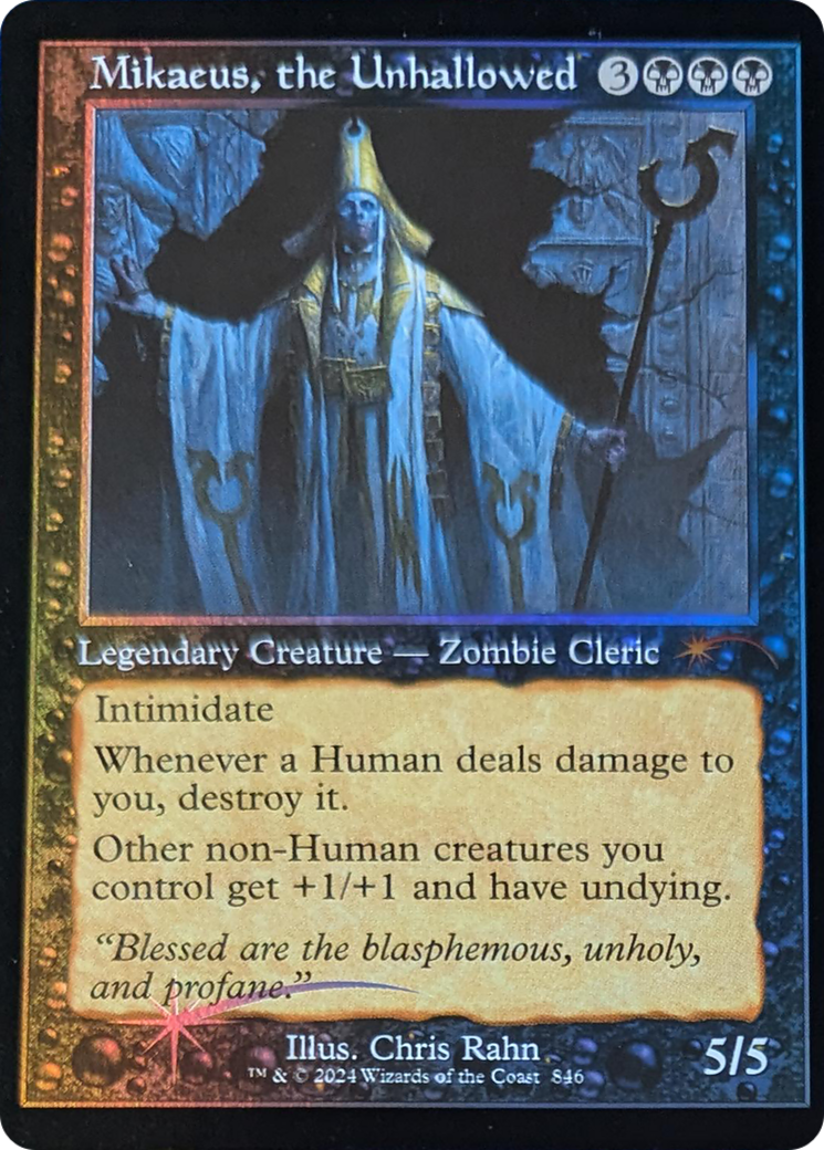 Mikaeus, the Unhallowed (Retro Frame) [Secret Lair Drop Series] | Cards and Coasters CA