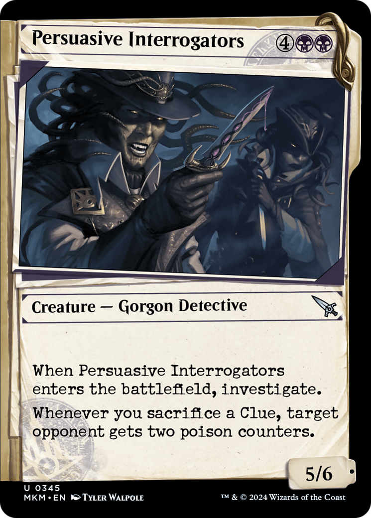 Persuasive Interrogators (Showcase) [Murders at Karlov Manor] | Cards and Coasters CA