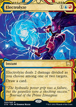Electrolyze (Foil Etched) [Strixhaven: Mystical Archive] | Cards and Coasters CA