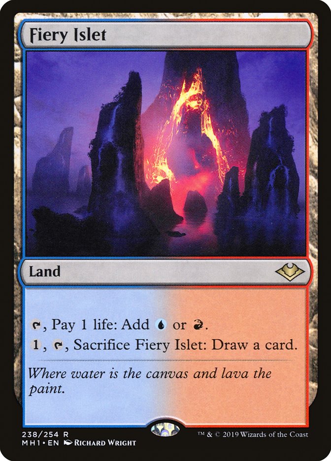Fiery Islet [Modern Horizons] | Cards and Coasters CA