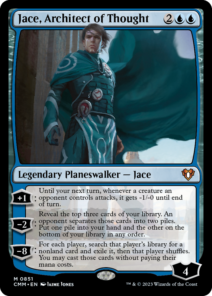 Jace, Architect of Thought [Commander Masters] | Cards and Coasters CA