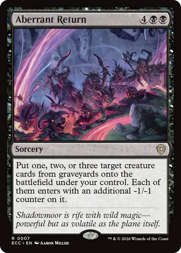 Aberrant Return [Lorwyn Eclipsed Commander] | Cards and Coasters CA