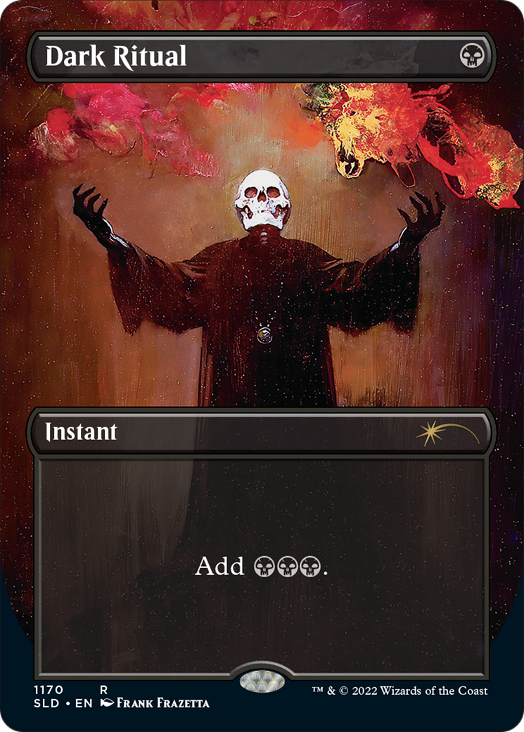 Dark Ritual (Borderless) [Secret Lair Drop Series] | Cards and Coasters CA