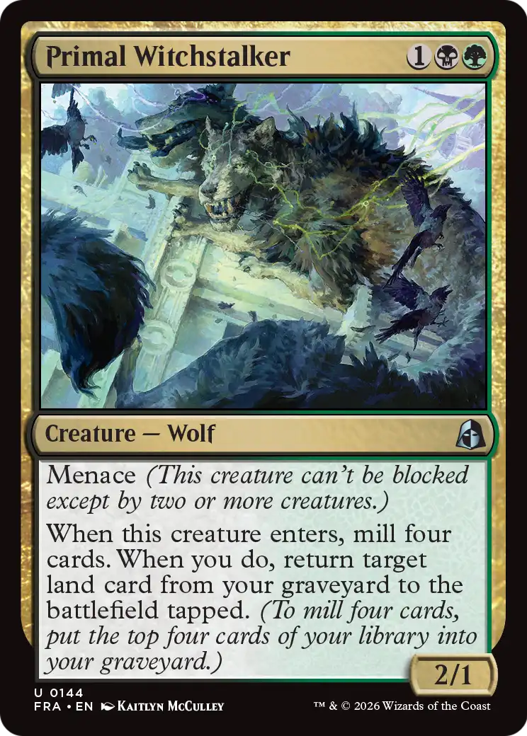 Primal Witchstalker [Reality Fracture] | Cards and Coasters CA