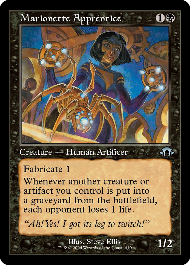 Marionette Apprentice (Retro) [Modern Horizons 3] | Cards and Coasters CA
