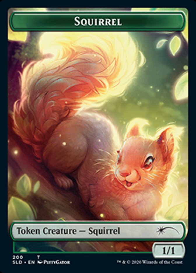 Squirrel Token [Secret Lair Drop Series] | Cards and Coasters CA