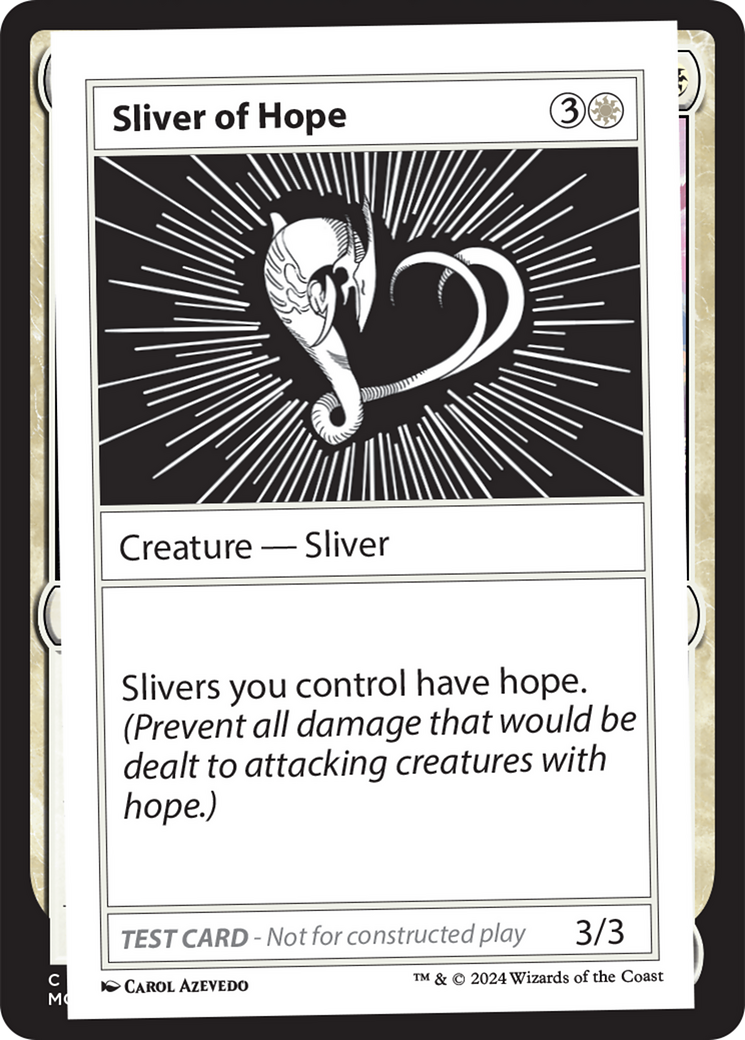 Sliver of Hope [Mystery Booster 2 Playtest Cards] | Cards and Coasters CA