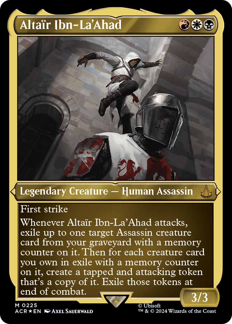 Altair Ibn-La'Ahad (Foil Etched) [Assassin's Creed] | Cards and Coasters CA
