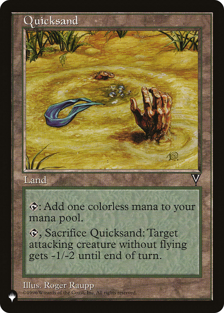 Quicksand [The List Reprints] | Cards and Coasters CA