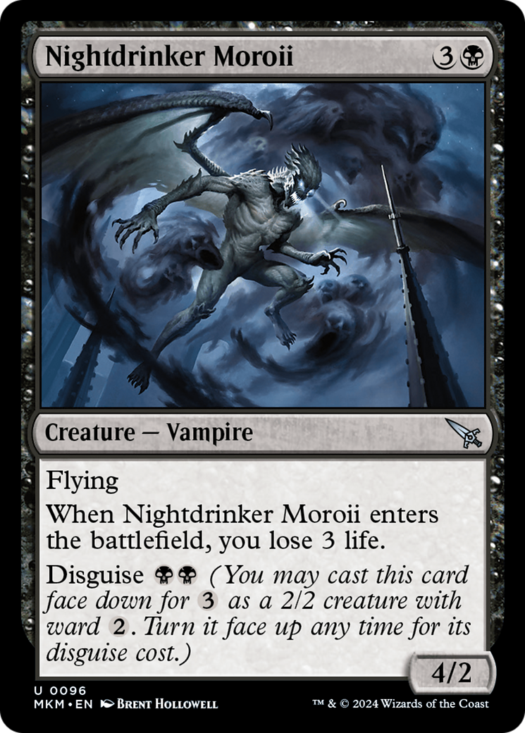 Nightdrinker Moroii [Murders at Karlov Manor] | Cards and Coasters CA