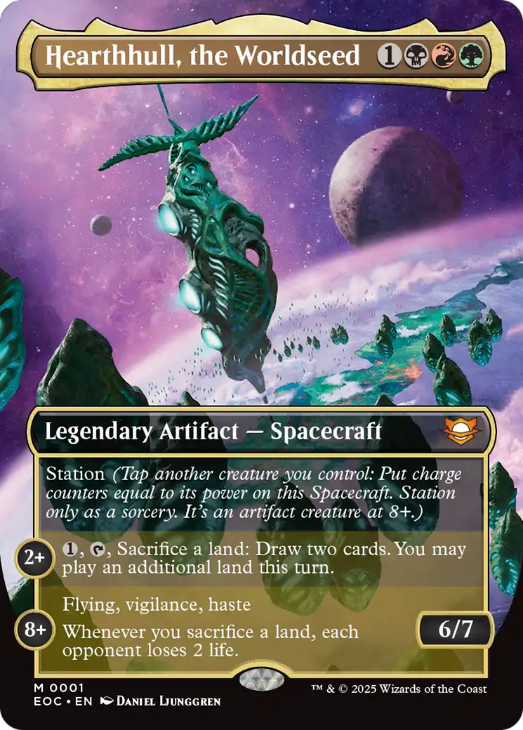 Hearthhull, the Worldseed (Borderless) [Edge of Eternities Commander] | Cards and Coasters CA