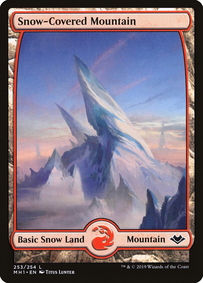 Snow-Covered Mountain [Modern Horizons] | Cards and Coasters CA