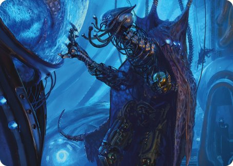 Atmosphere Surgeon Art Card [Phyrexia: All Will Be One Art Series] | Cards and Coasters CA