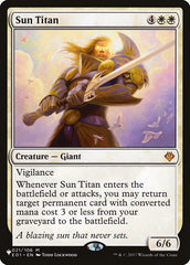 Sun Titan [The List] | Cards and Coasters CA