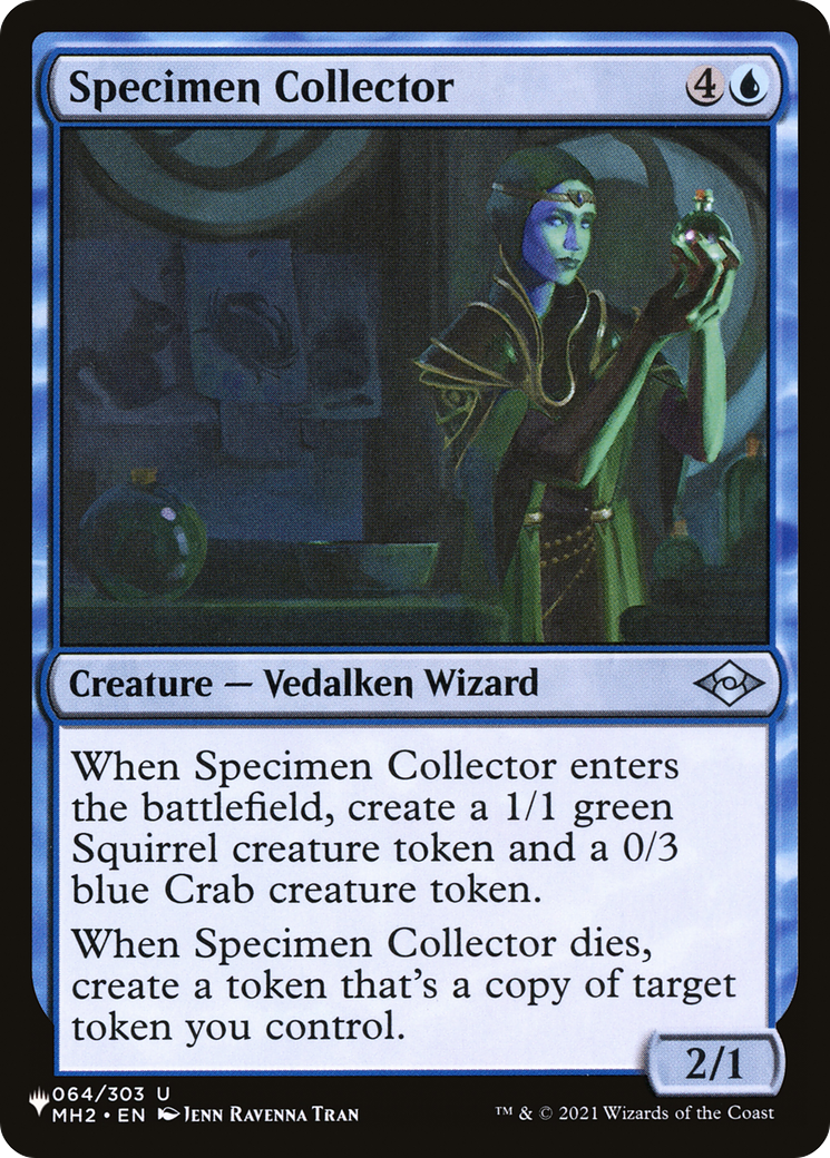 Specimen Collector [The List Reprints] | Cards and Coasters CA