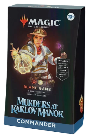 Murders at Karlov Manor - Commander Deck Blame Game | Cards and Coasters CA