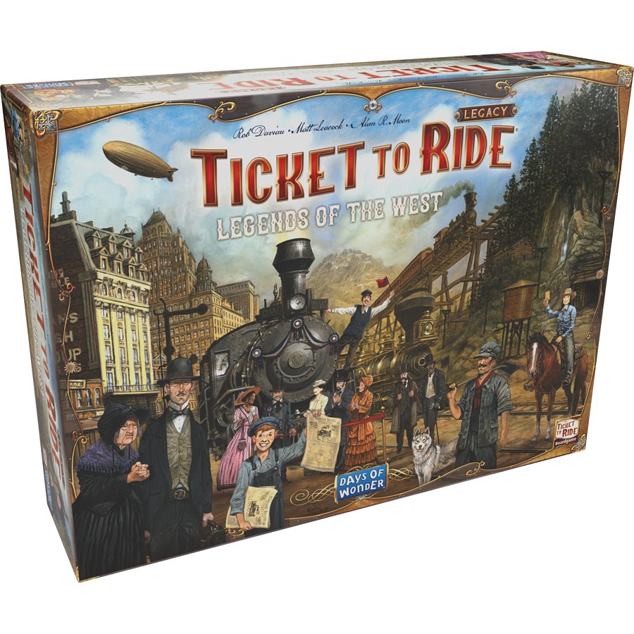 Ticket to Ride - Legend of the West | Cards and Coasters CA