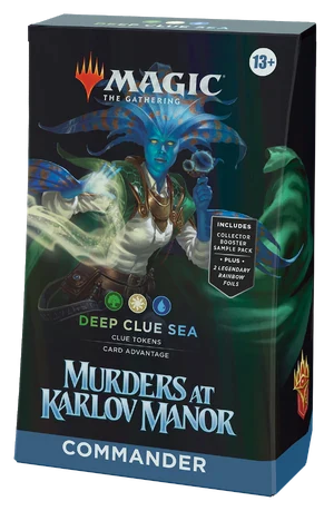 Murders at Karlov Manon - Commander Deck Deep Clue Sea | Cards and Coasters CA