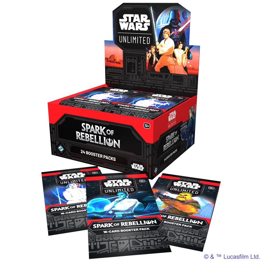 Star Wars: Unlimited: Spark of the Rebellion Draft Booster Pack | Cards and Coasters CA