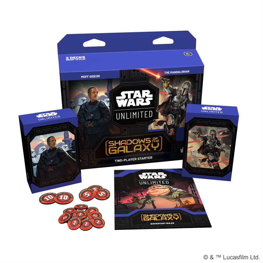 Star Wars: Unlimited: Shadows Of The Galaxy Two-Player Starter | Cards and Coasters CA