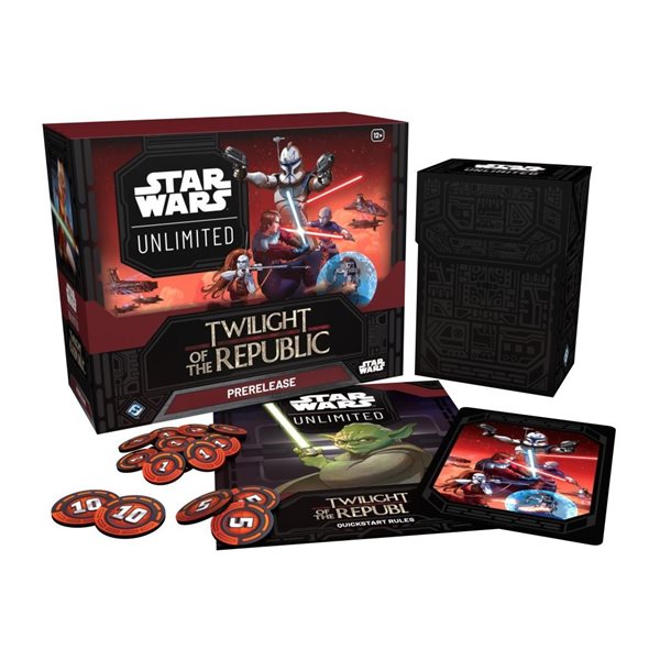 Star Wars: Unlimited: Twilight of the Republic Prerelease Kit | Cards and Coasters CA