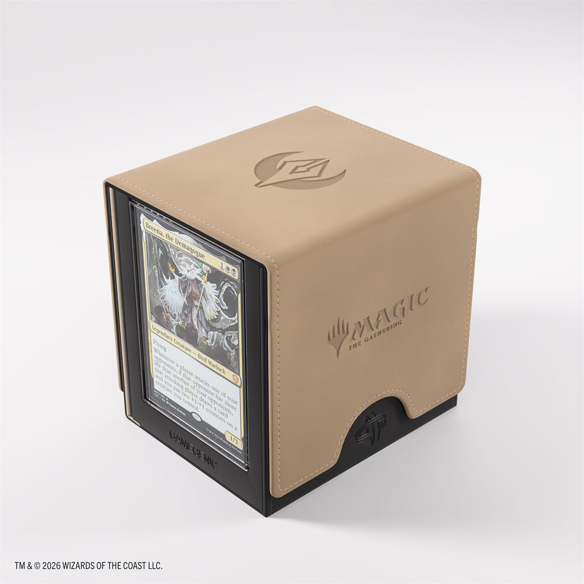 Gamegenic - Deck Box - Magic: The Gathering - Secrets of Strixhaven - Sidekick Pro XL Silverquill | Cards and Coasters CA