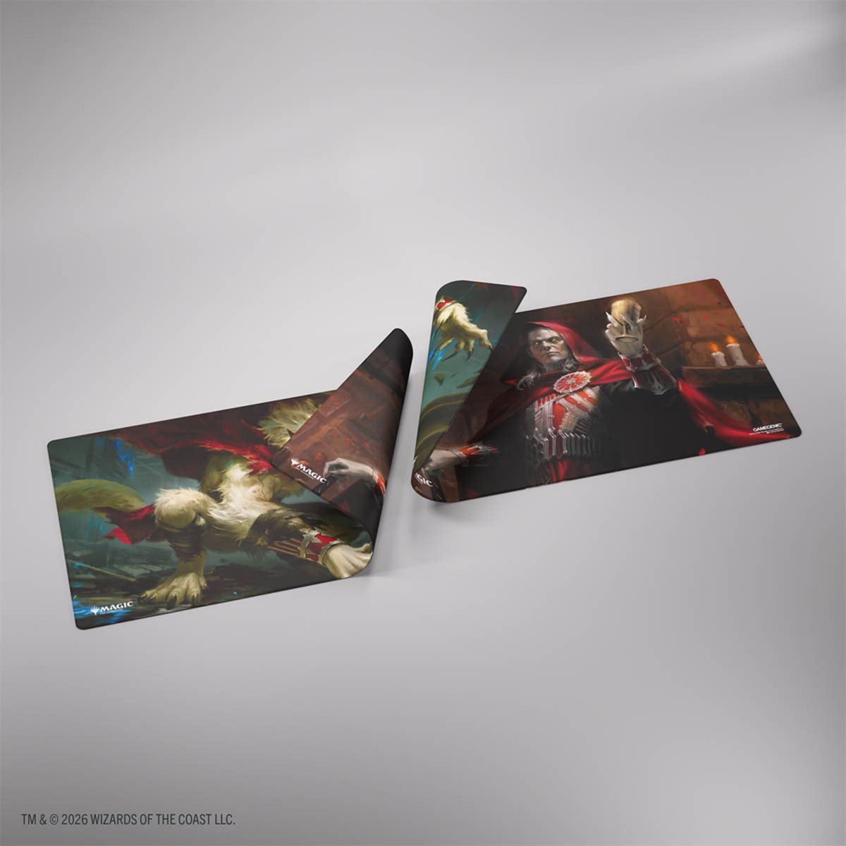 Playmat: Magic the Gathering- Reality Fracture Double-sided-Edgar, ancient Bloodlord / Edgar, Moonlit Sovereign | Cards and Coasters CA