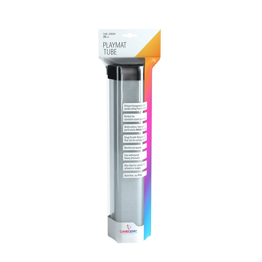 Gamegenic Playmat Tube: Clear | Cards and Coasters CA