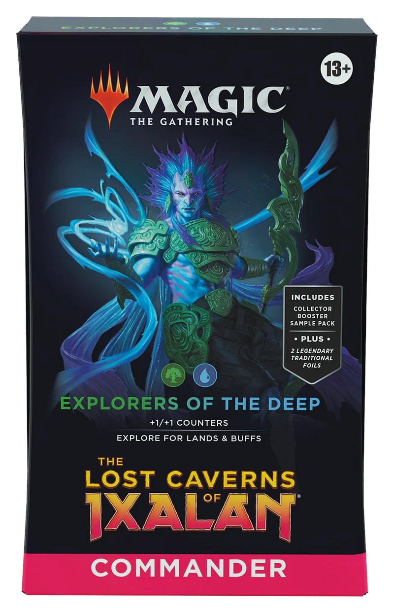 Lost Caverns of Ixalan Commander Deck - Explorers of the Deep | Cards and Coasters CA
