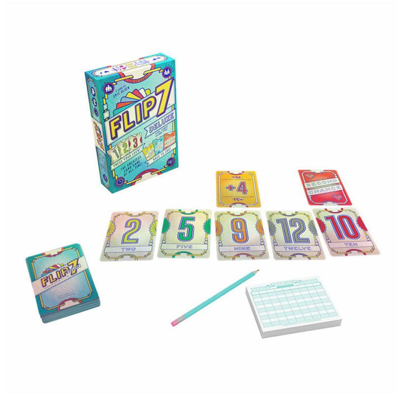 Flip 7 Deluxe Card Game | Cards and Coasters CA