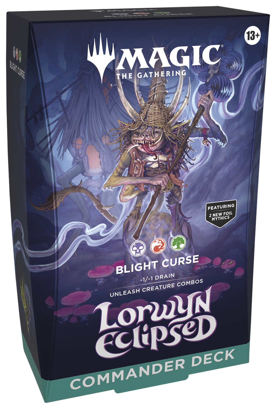 Lorwyn Eclisped Commander Deck - Blight Curse | Cards and Coasters CA