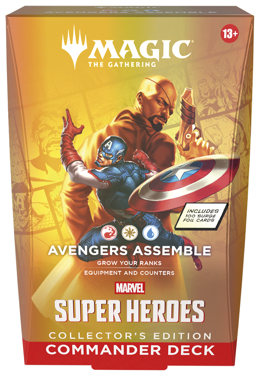 Magic: The Gathering - Marvel Super Heroes - Collector's Commander Deck - Avengers Assemble | Cards and Coasters CA