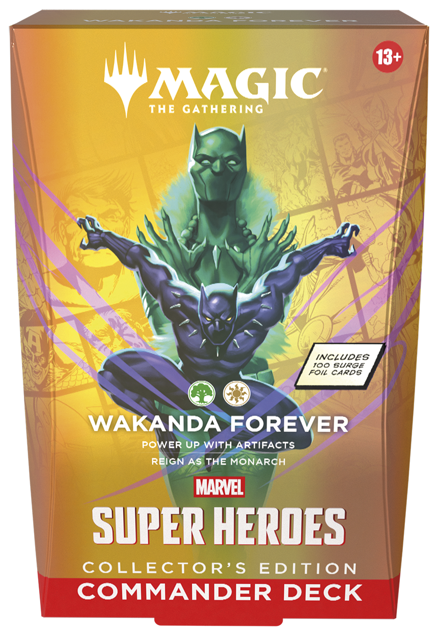 Magic: The Gathering - Marvel Super Heroes - Collector's Commander Deck - Wakanda Forever | Cards and Coasters CA