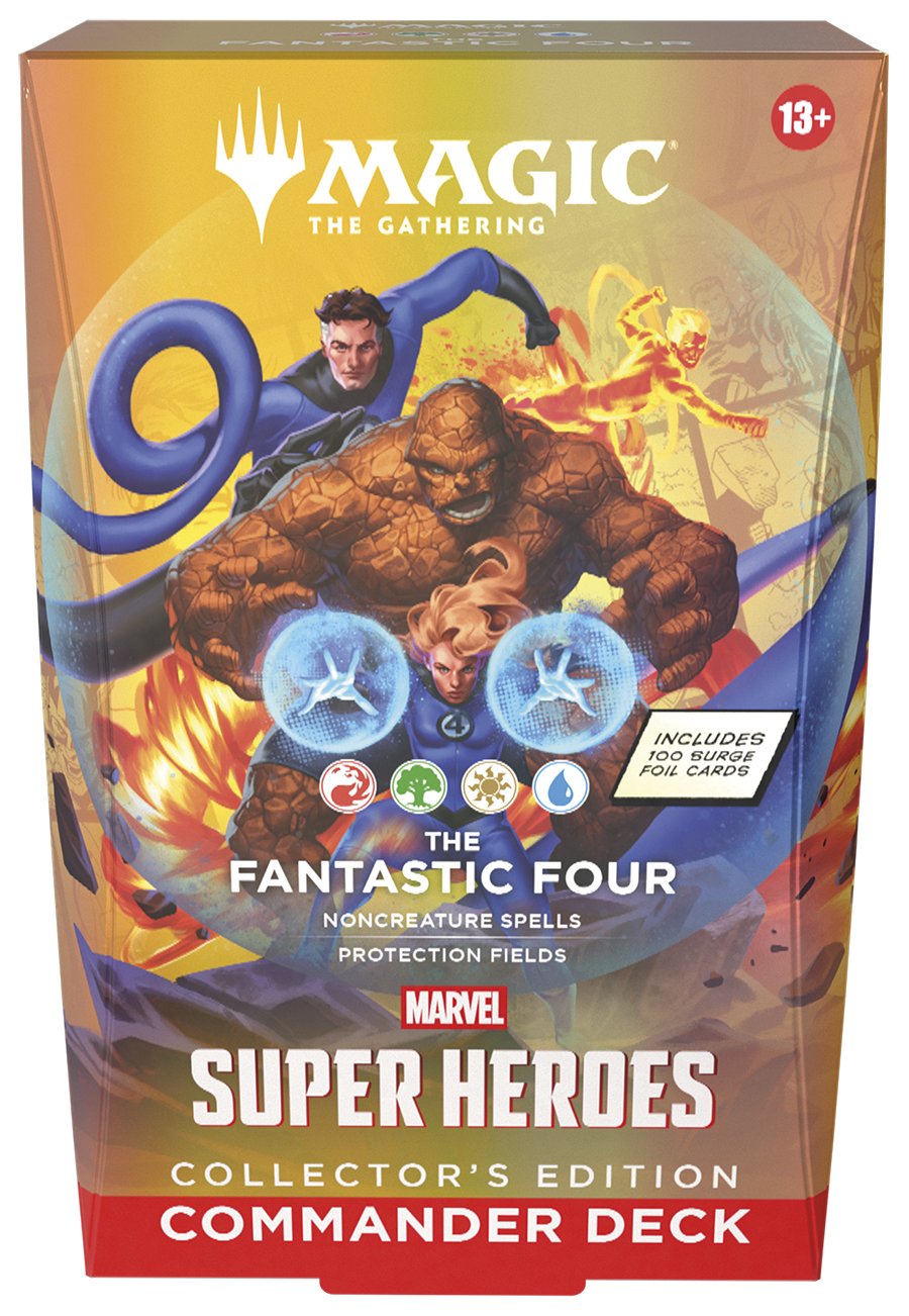 Magic: The Gathering - Marvel Super Heroes - Collector's Commander Deck - Fantastic Four | Cards and Coasters CA