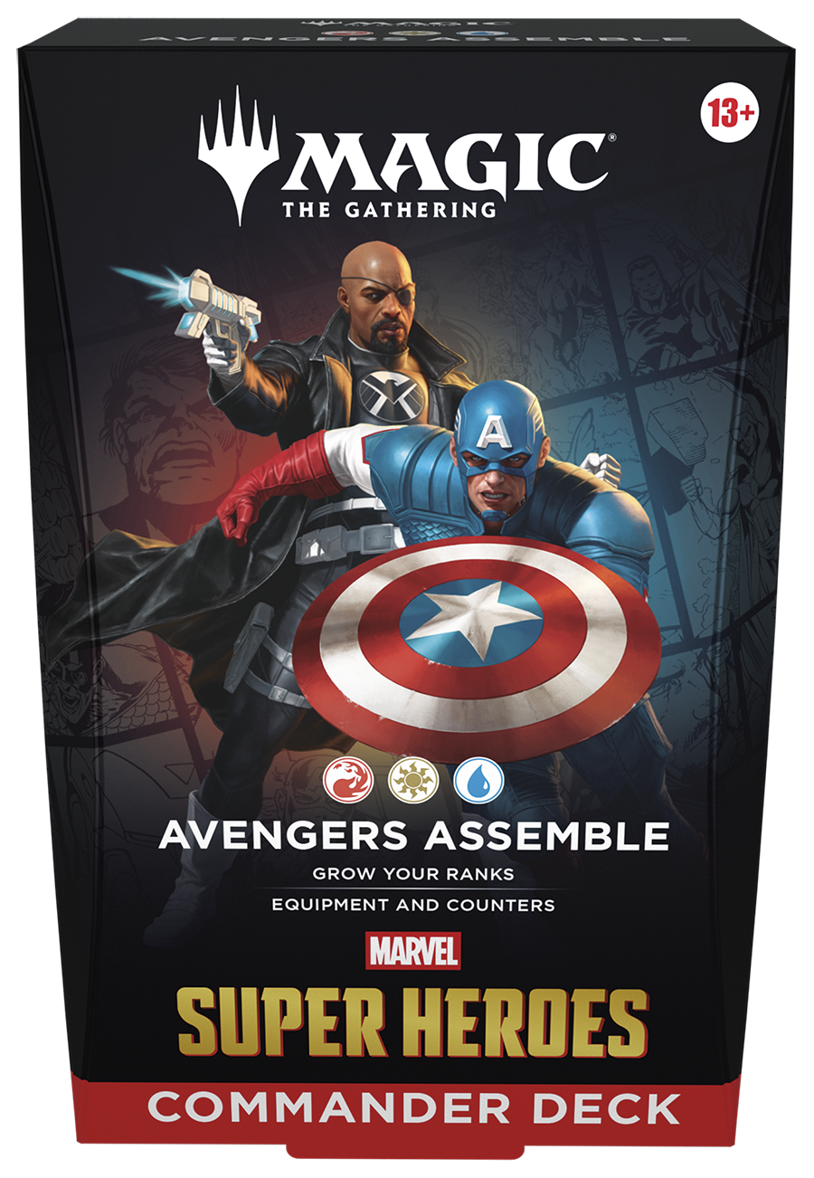 Magic: The Gathering - Marvel Super Heroes - Commander Deck - Avengers Assemble | Cards and Coasters CA