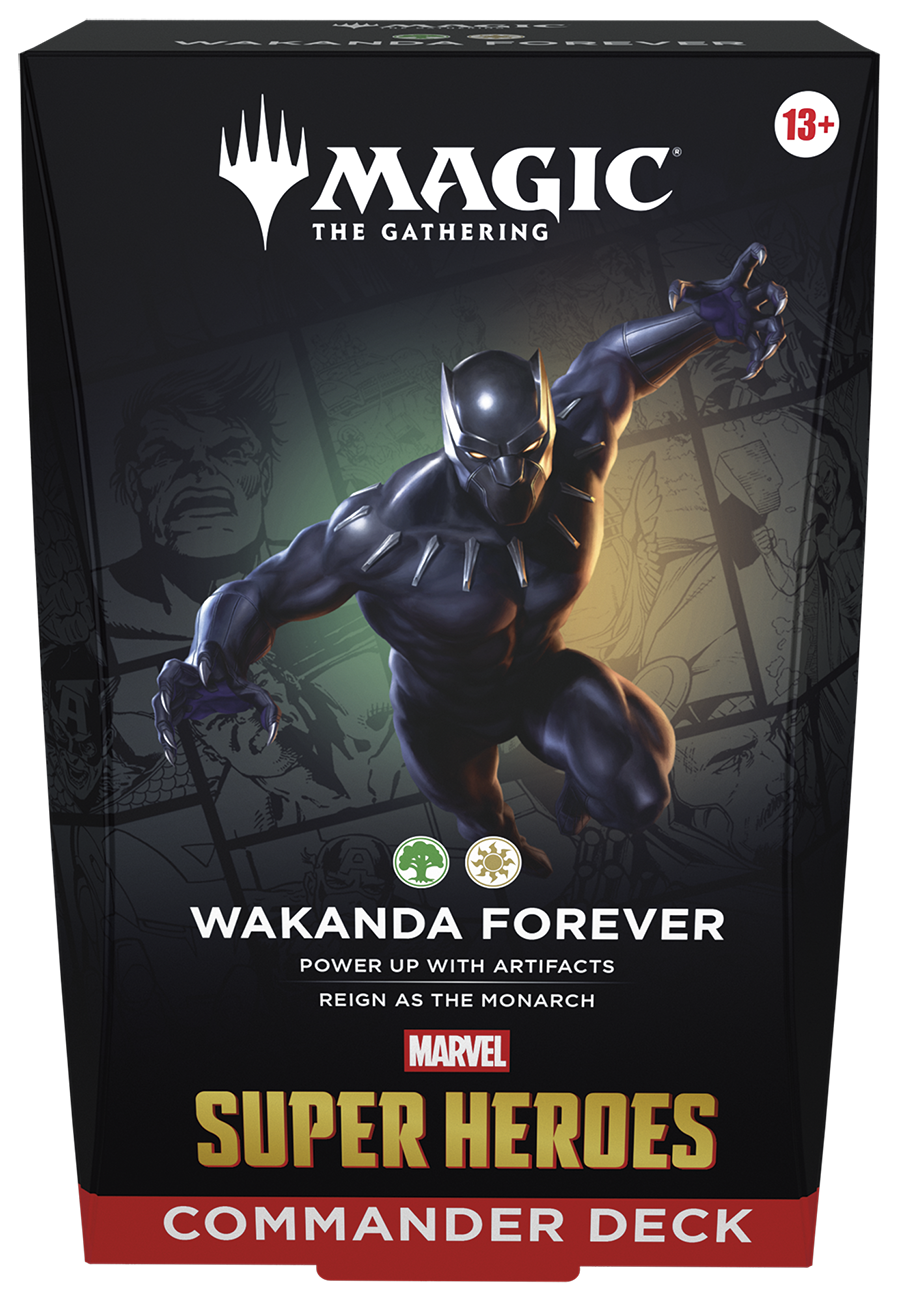 Magic: The Gathering - Marvel Super Heroes - Commander Deck - Wakanda Forever | Cards and Coasters CA