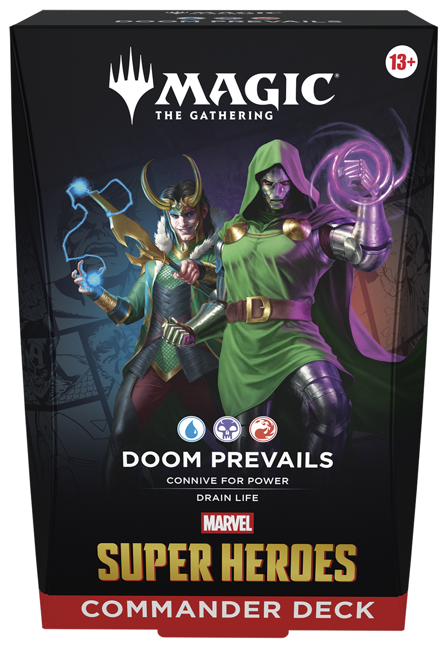Magic: The Gathering - Marvel Super Heroes - Commander Deck - Doom Previls | Cards and Coasters CA