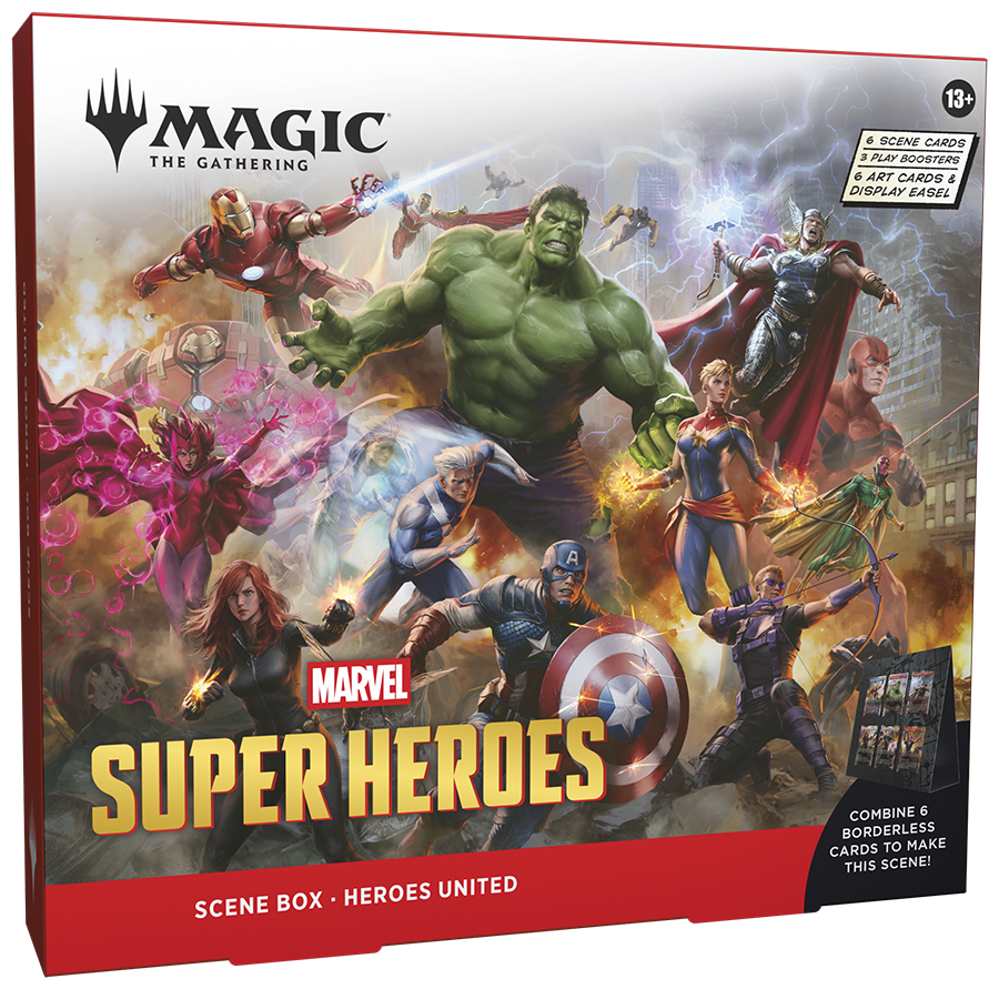 Magic: The Gathering - Marvel Super Heroes - Scene Box - Heroes United | Cards and Coasters CA