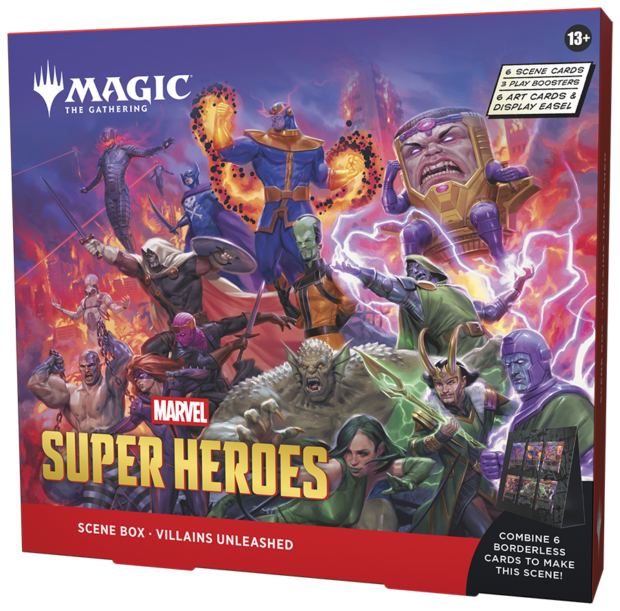 Magic: The Gathering - Marvel Super Heroes - Scene Box - Villains Unleashed | Cards and Coasters CA