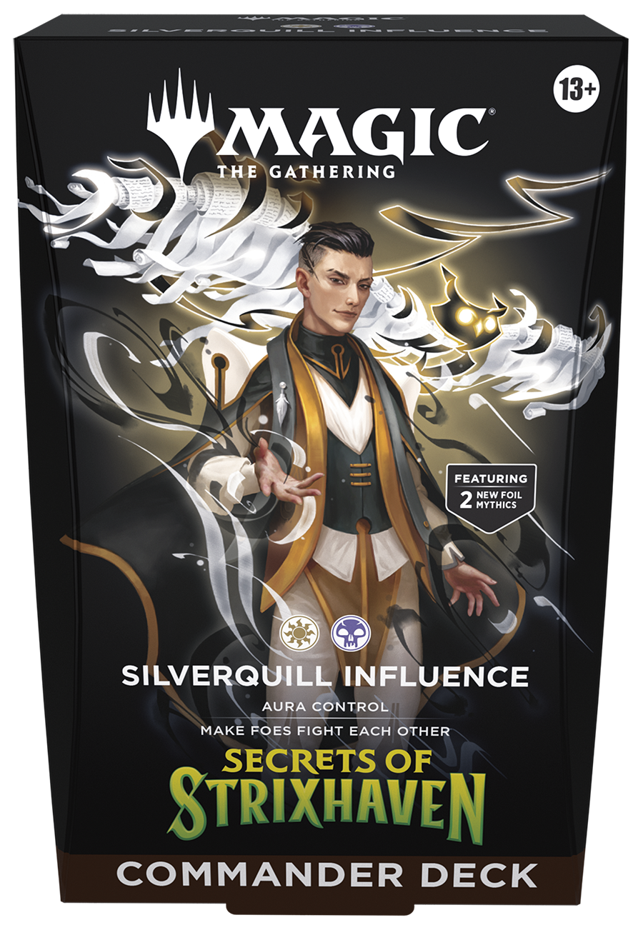 Magic: The Gathering - Secrets of Strixhaven - Commander deck - Silverquill Influence | Cards and Coasters CA