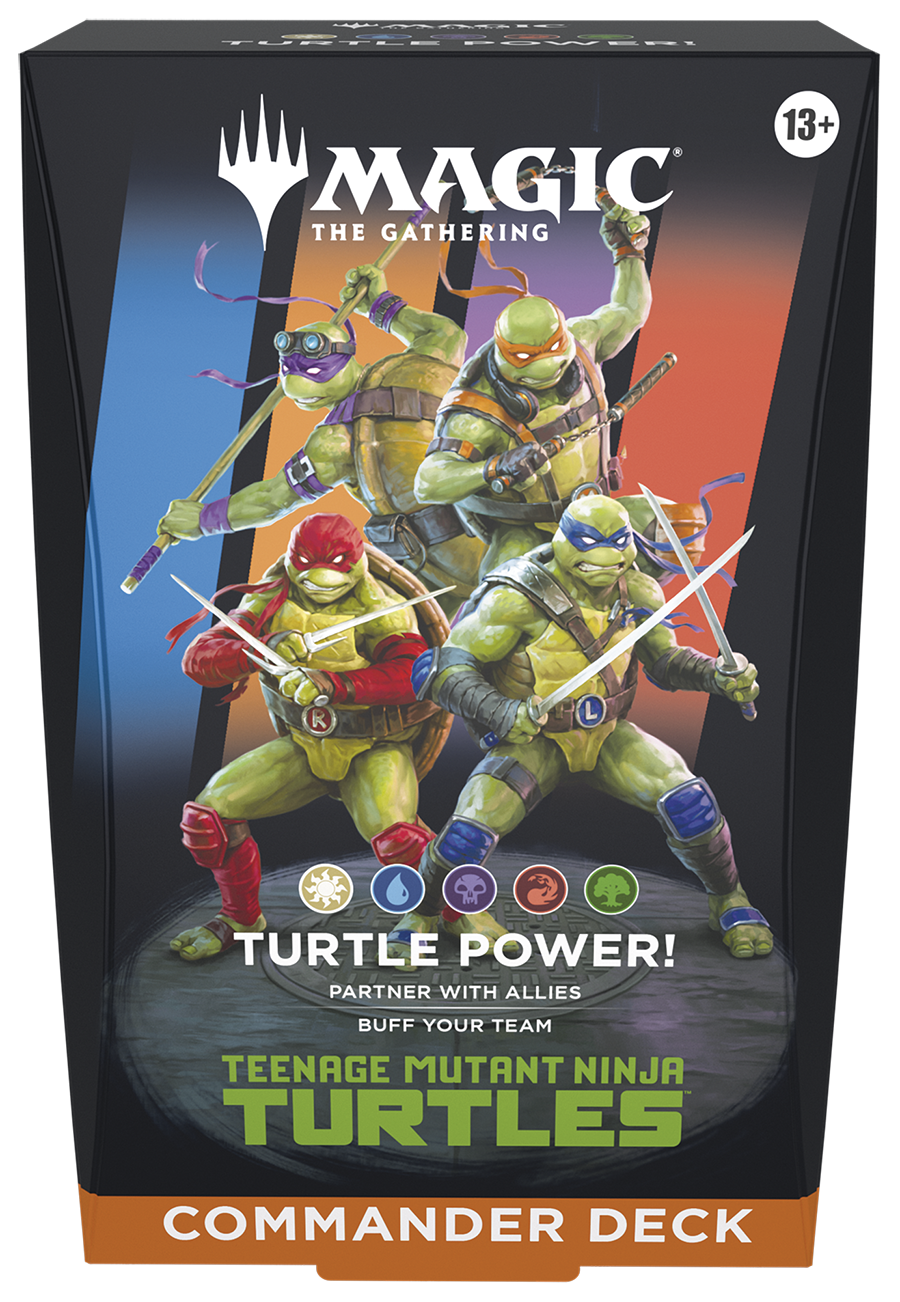 Magic: The Gathering: - Teenage Mutant Ninja Turtles Commander Deck | Cards and Coasters CA