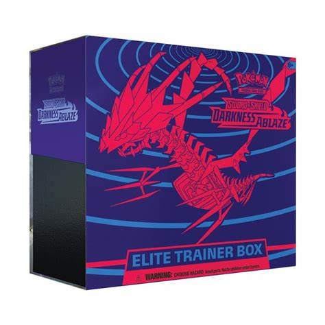 Pokémon Elite Trainer Box: Darkness Ablaze | Cards and Coasters CA