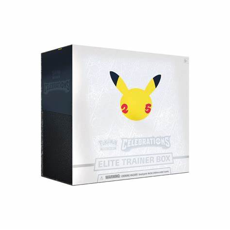 Pokémon Elite Trainer Box: Celebrations | Cards and Coasters CA