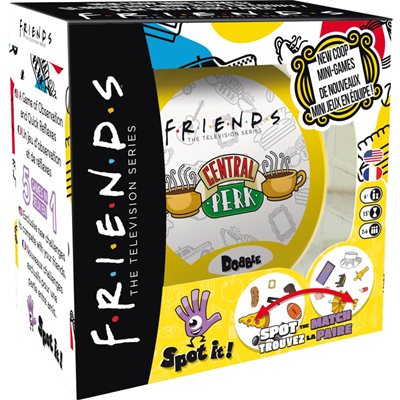Friends: Spot it! / Dobble | Cards and Coasters CA