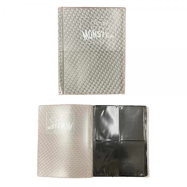 Monster: Binder 4 Pocket Holofoil Silver | Cards and Coasters CA